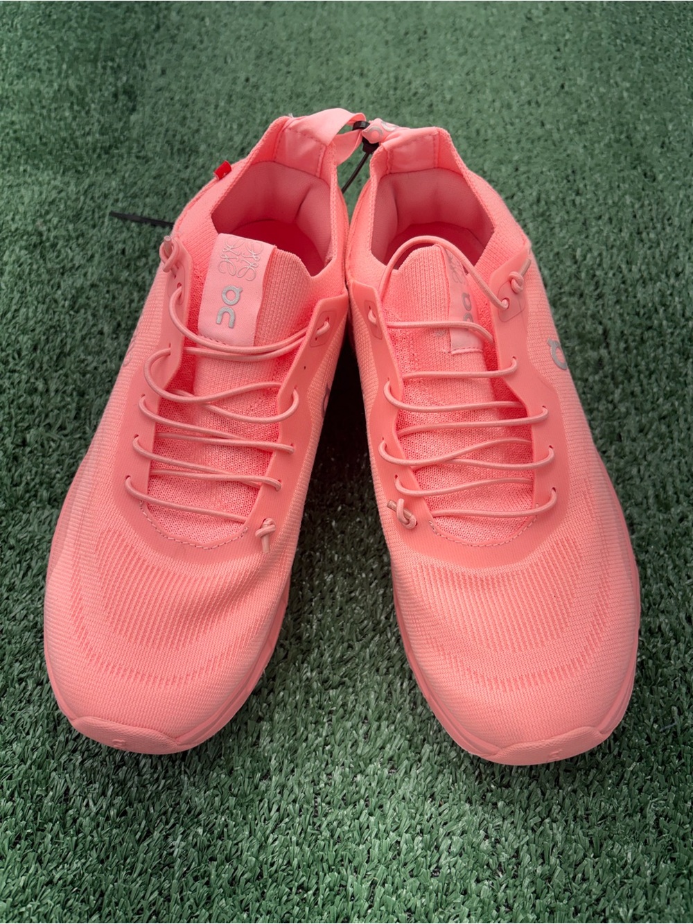 On Running Women's Coral Pink Cloudflow Running Shoes - Vibrant Pink